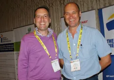 Scott Dowie, CEO of Pips Fruit, with Andries van Wyngaardt of the African Realty Trust.